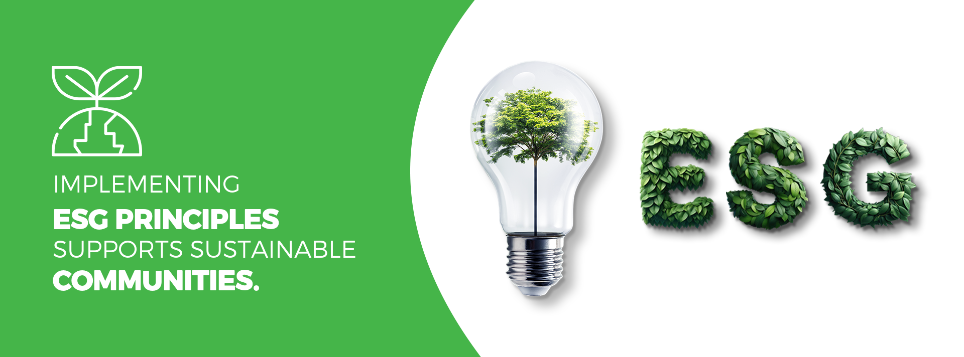 Implementing ESG principles supports sustainable communities
